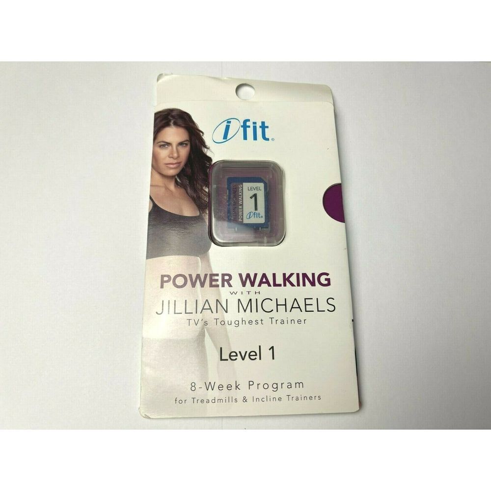 iFit Jillian Michaels Power Walking Level 1 SD Card Workouts Treadmill Incline